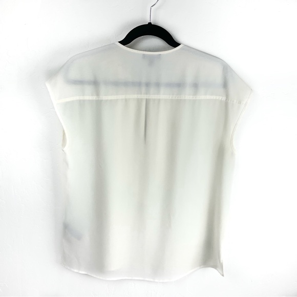 J Crew Sleeveless Cream Blouse - Picture 3 of 4